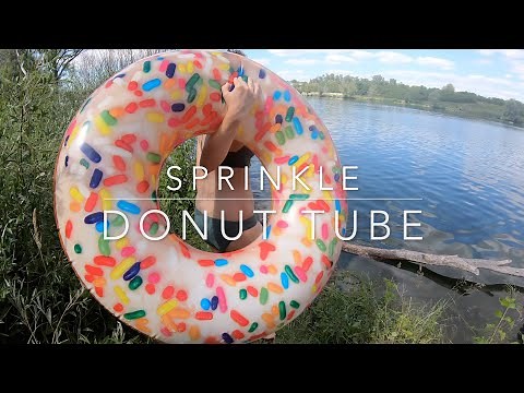 Intex sprinkle donut tube float