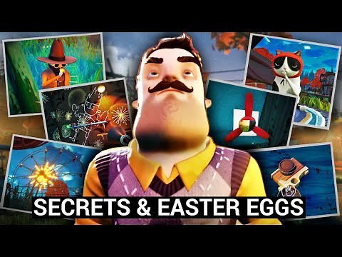 The Secrets and Easter Eggs of Hello Neighbor 2 Alpha 1