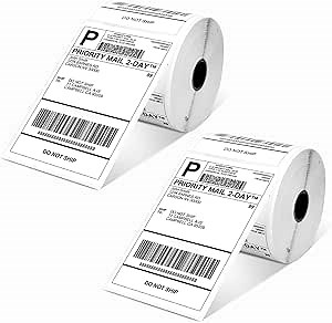 Amazon.com: Omezizy 4x6 Thermal Shipping Label, Shipping Address Labels (2 Rolls of 500 4x6 Roll Labels) - Compatible with Nelko, JADENS, beeprt, ASprink, Rollo, Zebra, Omezizy and Other Thermal Printers : Industrial & Scientific