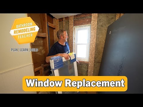 Window in a Shower | How to Replace