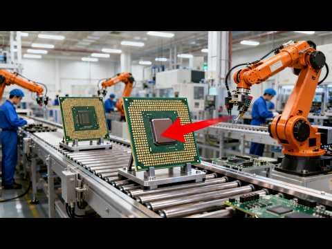 Decoding the process of creating CPUs, microchips, and laptops