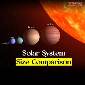 828K views · 15K reactions | In this video, we will embark on a captivating exploration of the solar system's size comparison, unveiling the staggering dimensions that define our celestial surroundings. Brace yourself for a visual odyssey that will illuminate the scale of these celestial bodies, leaving you with a profound appreciation for the cosmic tapestry that envelopes our home planet. | The Brain Maze | Facebook