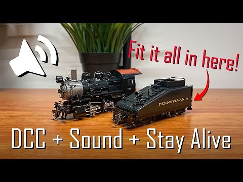 How to Install DCC Sound into Brass Steam Engines for CHEAP