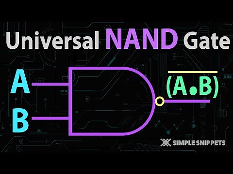 Universal Logic Gates - NAND gate | Boolean Algebra & Logic Gates