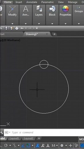 Polar Array Command in AutoCAD #autocad