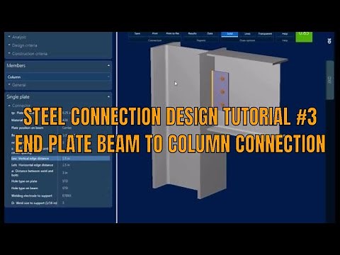 End plate beam to Column steel connection design using Ram connection