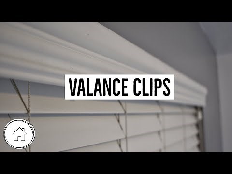 DIY Install Valance Clips