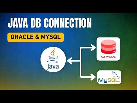 Java Database Connectivity (JDBC) Tutorial | MySQL & Oracle Step-by-Step