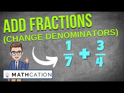 Adding Fractions with Different Denominators | How to Add Fractions | 5th Grade