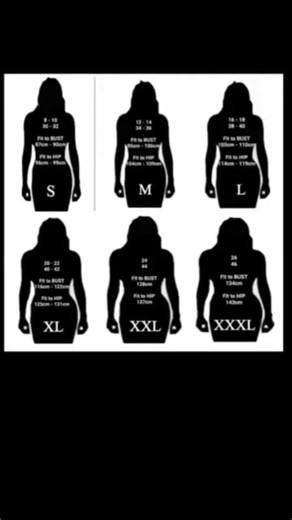 View your body perfect size 👩#fashion #size #outfitguide #bodysize