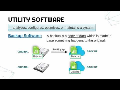 Utility Software (Backups, Anti-virus, & Compression)