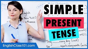 28K views · 3.7K reactions | Let's talk about Simple Present Tense in English grammar! 邏 Learn P.S. Want more videos like this? Sign up now for FREE: https://www.englishclass101.com/?src=facebook_simple-present-tense_fb_video_022622 | Learn English - EnglishClass101.com | Facebook