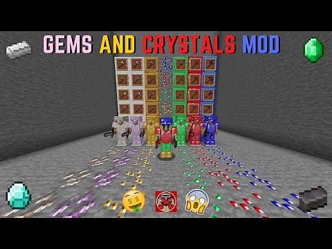 Mod Showcase #55: Gems and Crystals Mod (Minecraft 1.16.5)