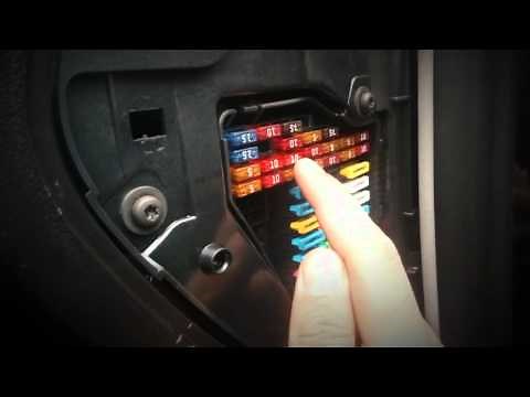 Interior lights, electric windows & door lock failure? Time to change a fuse.