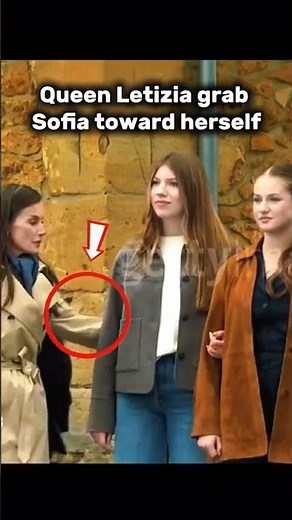 Queen Letizia behavior#infantasofia#princessleonor#shorts#viral