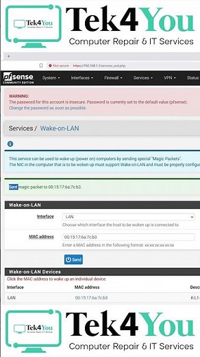 How to Use Wake-on-LAN in pfSense + Enable & Troubleshoot WOL on Windows