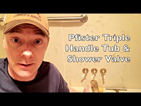 Three Handle Shower Diverter Repair