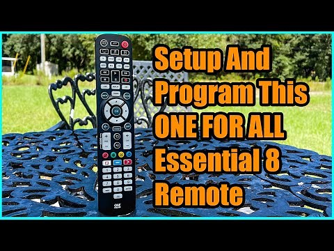 Programming This 8 Device Essential One For All Remote to ANY Device!