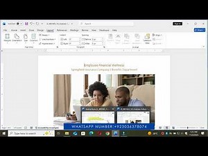 Illustrated Word 365 | Module 1: SAM Project 1a | Springfield Insurance Company