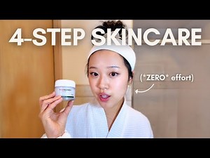 the *FASTEST* skincare routine for busy people (ONLY 4 steps!)