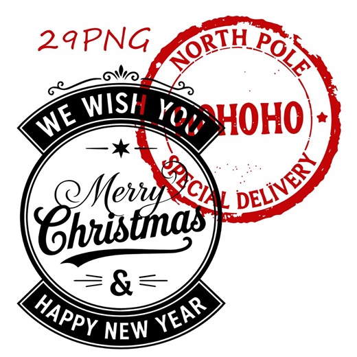 Santa Postage Stamp PNG: North Pole Christmas Clipart (digital Download) - Etsy