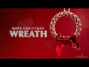 Rope Christmas wreath