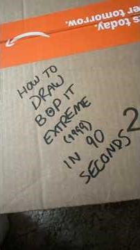 How to Draw Bop It Extreme (1999)… in 90 Seconds!