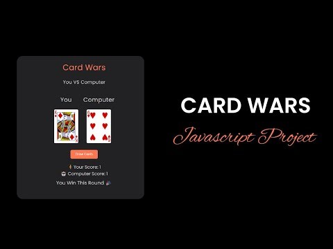 You vs Computer – Code This Card Game From Scratch!