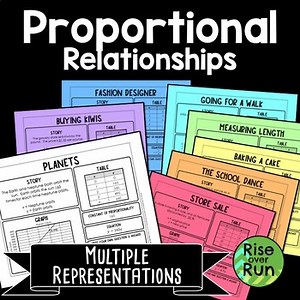 Proportional Relationships Real World Graphing 7th Grade Math Worksheets