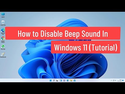 How to Disable Beep Sound In Windows 11 (Tutorial)