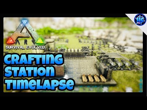 Ark survival evolved - Crafting station Design (Timelapse)