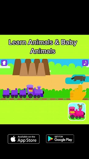 Travel the world and learn about the magnificent world of animals with the new Cubic Frog Animal Train app. Available on the App and Google Play stores. #cubicfrog #educationalapp #preschoolteacher #learnthroughplay #cubicfrogapps #learnwithcubicfrog #animals #animallearning #montessori