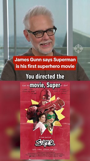 497K views · 6.7K reactions | James Gunn says Superman is the first superhero movie he's ever made. (Sorry, The Crimson Bolt) #superman #jamesgunn #super #gotg #peacemaker #guardians #guardiansofthegalaxy #superhero #comic #movie #marvel #dc #comics #dcu #dcstudios #ign #director #interview #movies #tv | IGN | Facebook