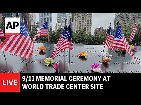 LIVE: 9/11 memorial ceremony at the World Trade Center site in New York