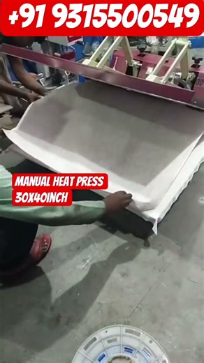 Manual Heat Press Machine size 30x40inch +91 9315500549