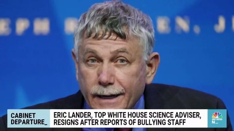 Biden’s top science adviser Eric Lander resigns after reports of bullying staff