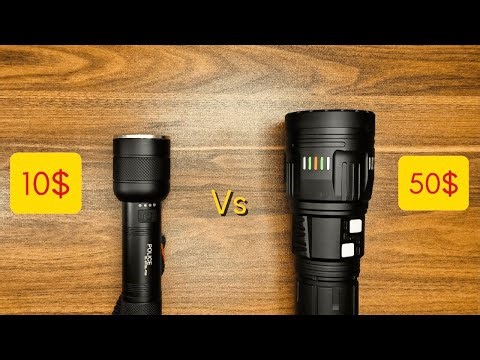 $10 Flashlight vs $50 Flashlight – What’s the REAL Difference? #flashlight #vs