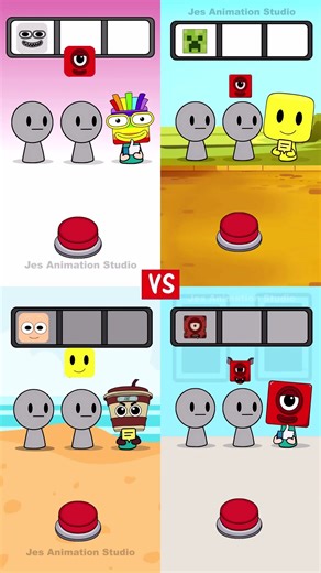 Sprunki play randomizer with Noob Sprunki OC One Numberblocks Phase 2 Four story #sprunki #roblox