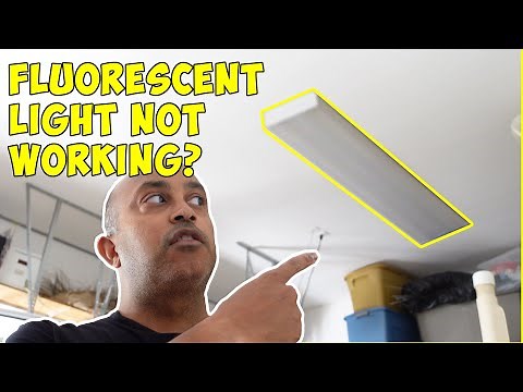 How to fix "ANY" fluorescent Light | Ballast Replacement