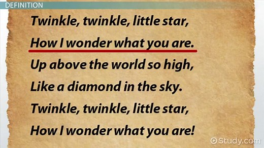 Rhyme Scheme Overview, Examples & Types