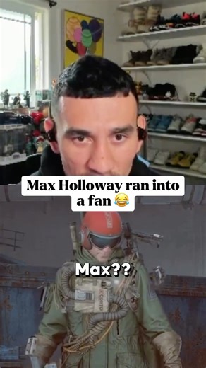 Happy Punch on Instagram: "Max Holloway randomly ran into a fan while playing ARC Raiders on stream 😭"
