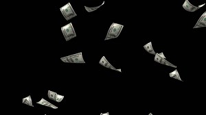 Premium stock video - Money raining in dollars depicting rich, billionaire and money affirmations