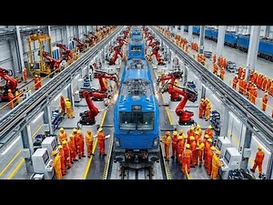 Inside the Locomotive Factory: From Steel to Giant Diesel (Full Process)