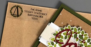 DIY Return Address Labels with Cricut - The Crafty Blog Stalker