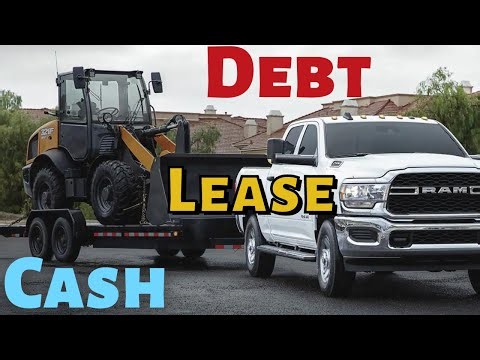 WORK TRUCKS: Lease vs Pay Cash vs Loan (the truth!)