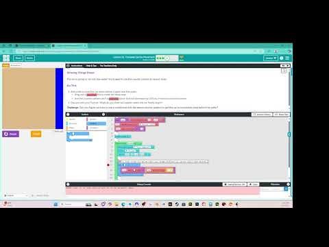 Lesson 22: Complex Sprite Movement: Level 4 - Code.org - CS Discoveries