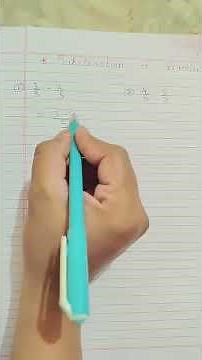 subtraction of Fraction | fraction Tutorial | fraction subtraction | #fractions #maths