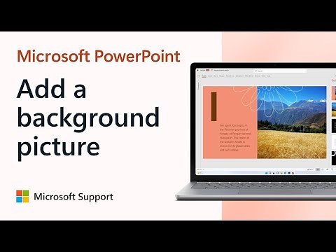 How to add a background picture in PowerPoint | Microsoft