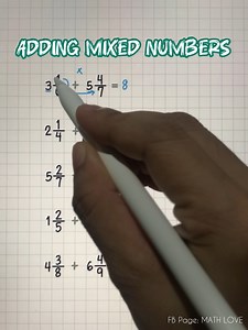 173K views · 2.4K reactions | Say Goodbye to Confusion: Adding Mixed Numbers Made EASY! | Math Love | Facebook