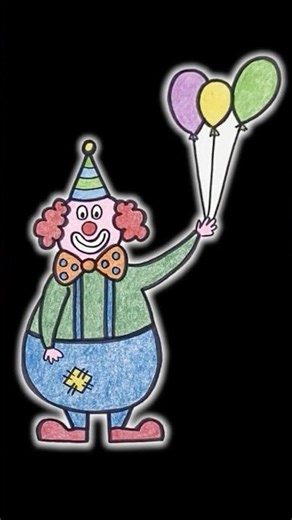 🤡 Clown #clown #howtodraw #drawing #myartistkid